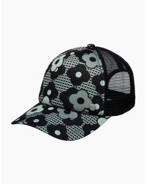 Roxy Beautiful Morning Adjustable Trucker Cap - Black
