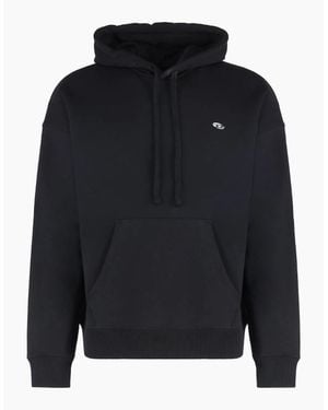 DIESEL Small Logo Hoodie - Blue