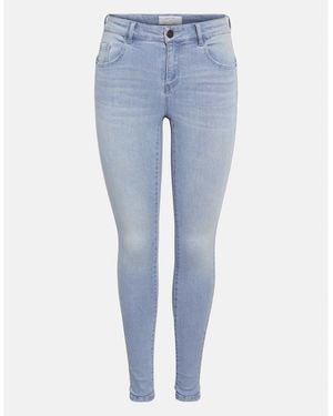 Noisy May Five Pocket Skinny Fit Jeans - Blue