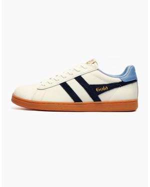 Gola Classics Equipe Ii Leather Trainers Vista - Blue