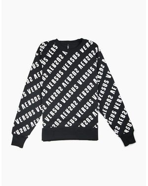 Versus Versace Versus Multi Versus Stamp Sweatshirt - White