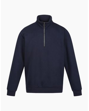 Regatta Professional Quarter Zip Sweatshirt - Blue