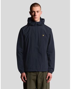 Lyle & Scott Water Resistant Hooded Jacket - Blue