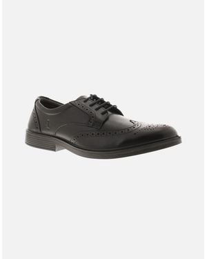 Hush Puppies Shoes Smart Leather Brogue Uk Size - Black
