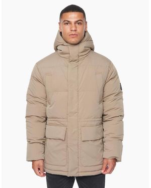 Duck and Cover Duck And Cover Fletchley Puffer Jacket - Natural