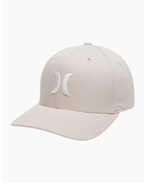 Hurley One & Only Curved Bill Baseball Cap - White