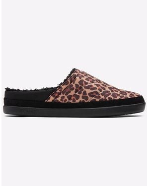 TOMS Sage Mule Summer Tan Classic Leopard Matte - Brown