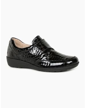 Caprice Vera Riptape Shoes - Black