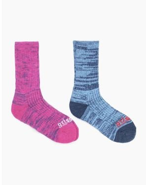 Grisport Merino Wool 2 Pack Socks - Blue