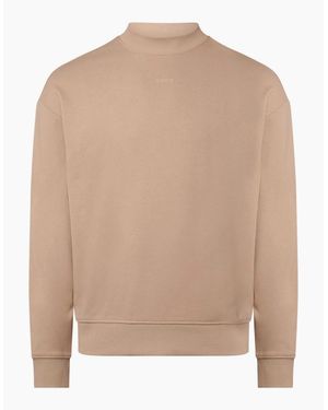 BOSS Dapocrew Logo Print Sweatshirt - Natural