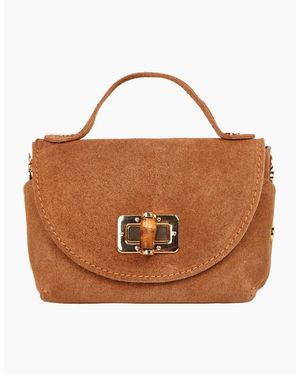 Elie Beaumont Bambou Shoulder Bag - Brown