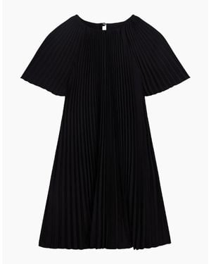 Ted Baker Convala Short Sleeve Pleated Mini Dress - Black