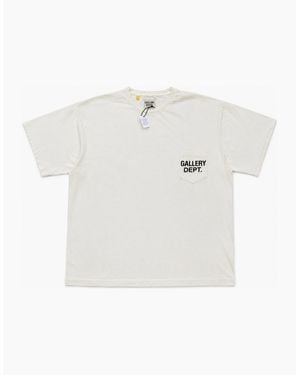 GALLERY DEPT. Pocket Logo Tee - White