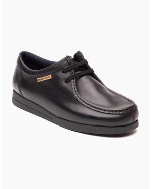 Base London London Koko Leather Moccasins Shoes - Black
