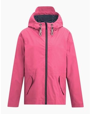 Regatta Ladies Bayletta Grid Distress Waterproof Jacket - Pink