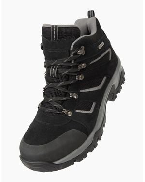 Mountain Warehouse Voyage Suede Waterproof Boots - Black