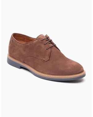 Base London London Strand Leather Lace-Up Shoes - Brown