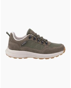 Cotswold Elmfield Waterproof Trainers Khaki - Grey