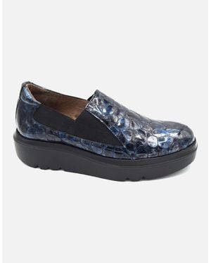 Wonders A-2804 Barbun Ladies Shoe - Blue