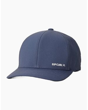 Rip Curl Rip Curl Vaporcool Phaser Flex Fit Curved Peak Baseball Cap - Blue