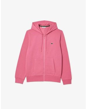 Lacoste Zipped Hoodi - Pink