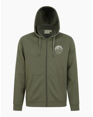 Mountain Warehouse Circle Mountain Drawcord Full Zip Hoodie - Green