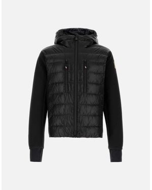 Moncler Hybrid Hooded Jacket - Black