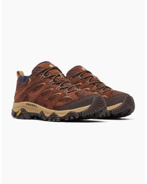 Merrell Moab 3 Suede Umber Hiking Shoes - Brown