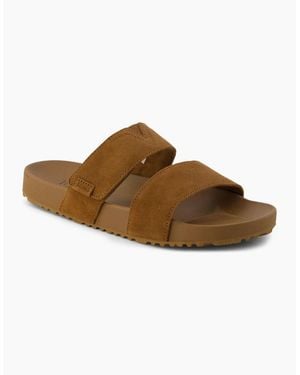 TOMS Nico Textile Walnut Sandals - Brown