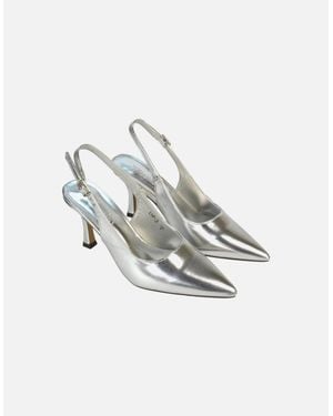 XY London Ladies Valerie Metallic High Stiletto Heel Court Shoes