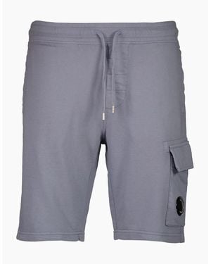 C.P. Company Light Fleece Lens Bermudas - Blue