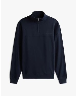 Tommy Hilfiger Half Zip Sweatshirts Desert Sky - Blue