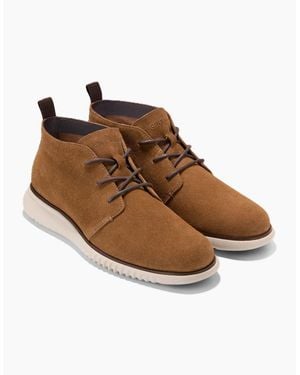 Cole Haan 2.Zerogrand Suede Spiced Chukka Boots - Brown