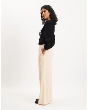 Nobody's Child Misha Wide Leg Trousers - Natural