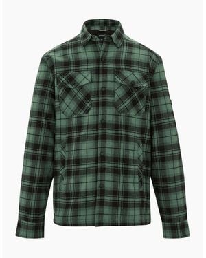 Regatta Spennith Shacket Checked Shirt - Green