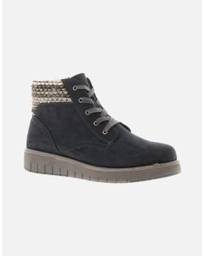 Marco Tozzi Boots Ankle Maizie Lace Up Dk Uk Size - Black