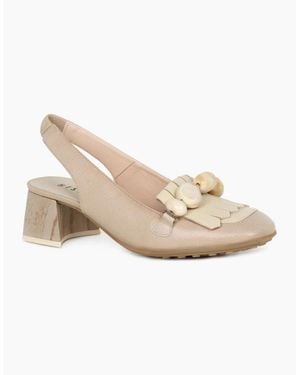 Hispanitas Hanoi Open Court Shoes - Natural