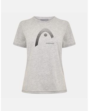 Head Club Lara Crew Neck Short Sleeve T-Shirt - Grey