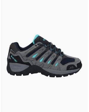 Hi-Tec Corzo Low Hiking Shoes Cool Curacao - Blue