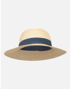 Mountain Warehouse Ladies Whitby Colour Block Sun Hat - Blue