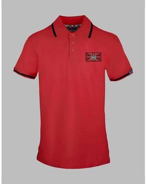 Aquascutum Madras Flag Collared Neck Short Sleeve Polo Shirt