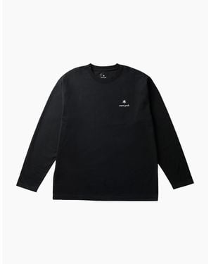 Snow Peak Snow Peak Nsd Long Sleeve Logo T-Shirt - Black
