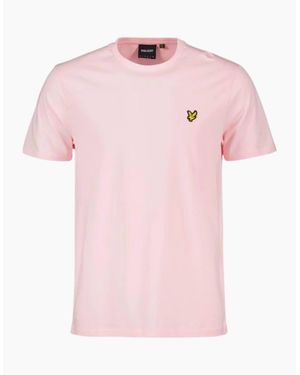 Lyle & Scott Lyle & Scott Field Thistle Plain T-Shirt - Pink