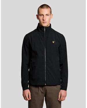 Lyle & Scott Mesh-Back Softshell Jacket - Black
