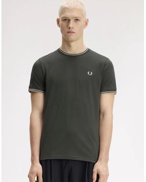 Fred Perry Twin Tipped T-Shirt - Black
