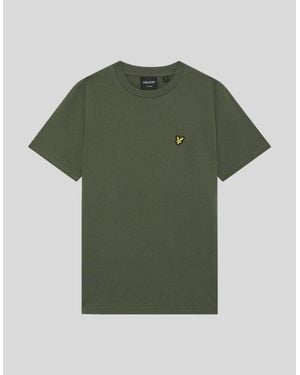 Lyle & Scott Cotton Crew Neck T-Shirt - Green