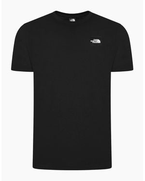The North Face T Shirts Nse Patch Logo Crew Neck Short Sleeve Cotton Tee - Black