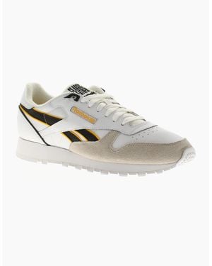 Reebok Trainers Classic Leather Lace Up Uk Size - White