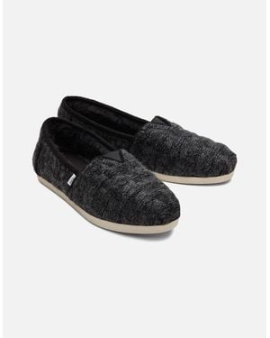 TOMS Alpargata With Cloudbound Polyester Espadrilles - Black