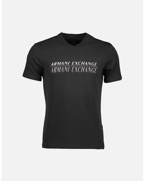 Armani Slim Fit Logo T-Shirt - Black
